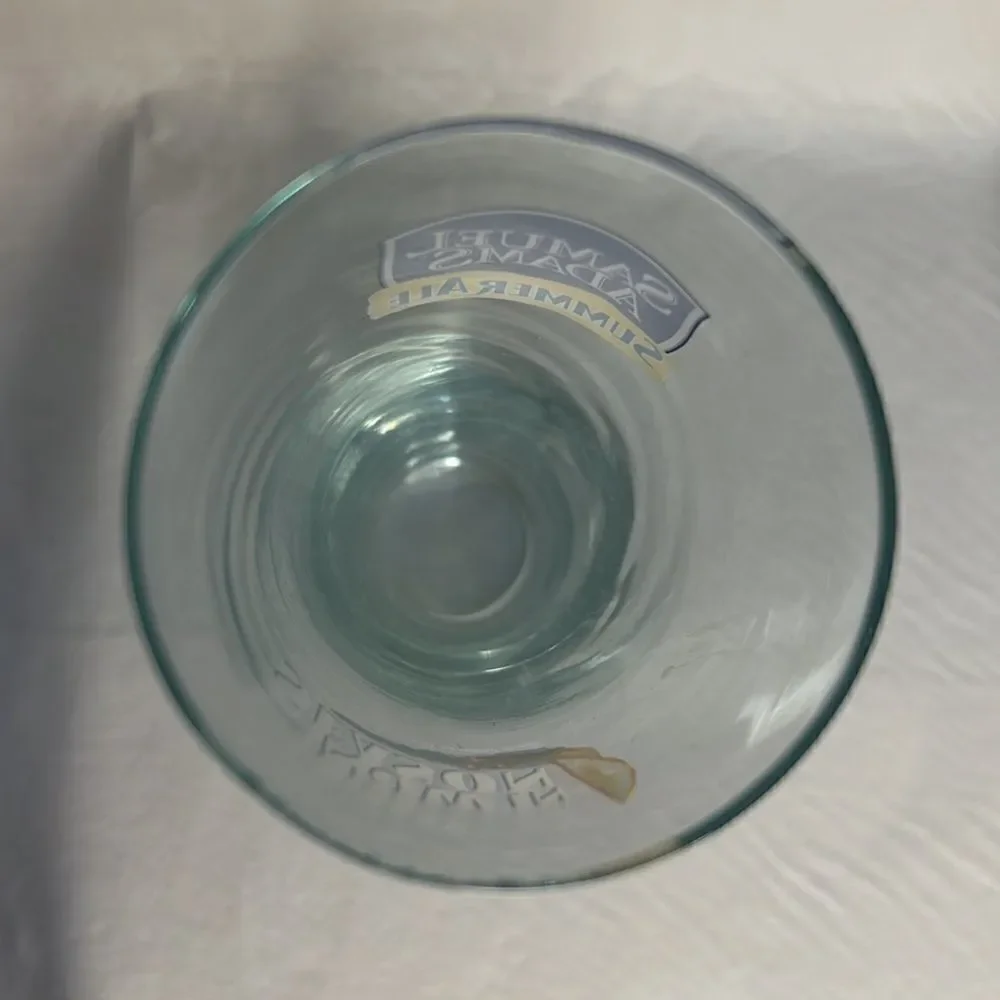 Samuel Adams Summer Ale 16 Oz Beer Drinking Glass Now In Season Bright Citrusy